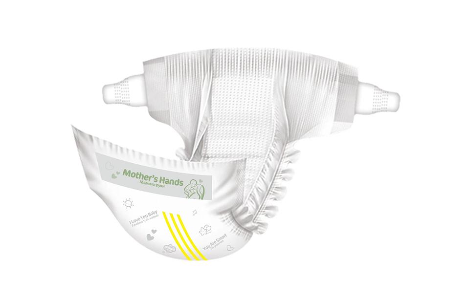 Подгузники Mothers Hands размер M на липучках ОПТ фото 3