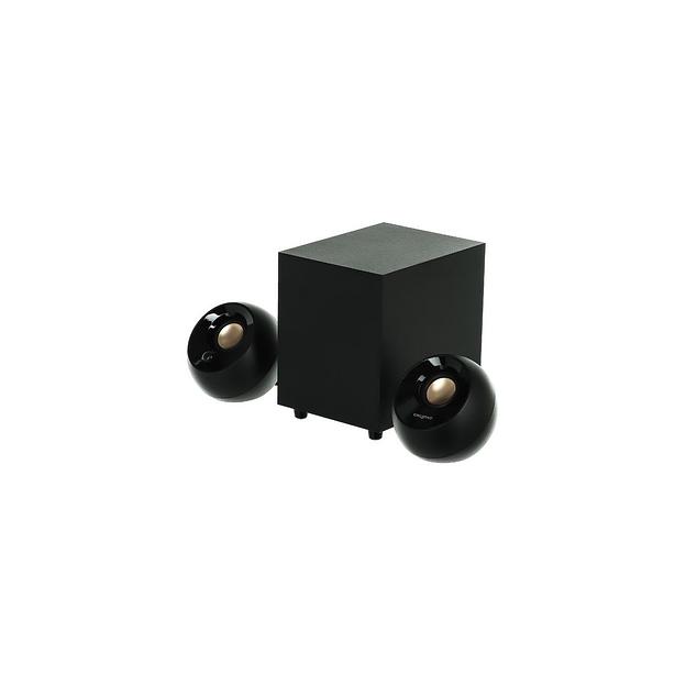 Колонки Creative Pebble PLUS, 2.1, черный [51mf0480aa000] фото 1