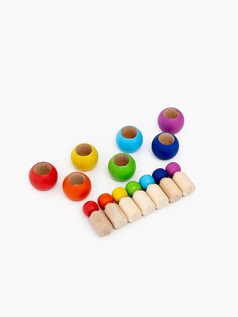 Набор развивающих игрушек «Горшочки и человечки» - деревянные игрушки, Опт фото 2