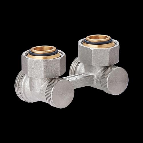 Узел нижнего подключения для двухтрубной системы угловой 3/4'x3/4' фото 1