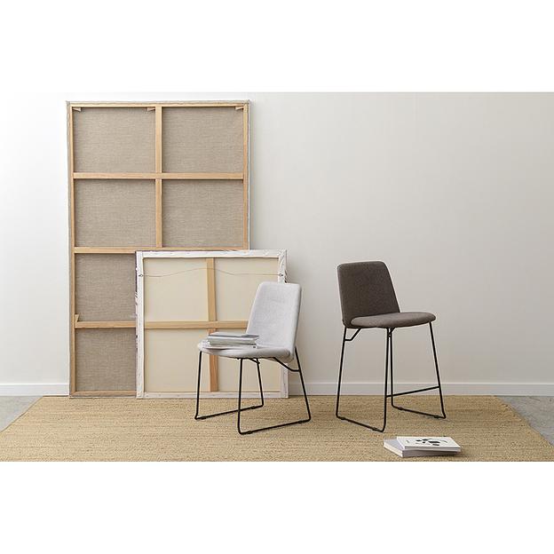 Стул барный Niels, рогожка, темно-коричневый фото 9