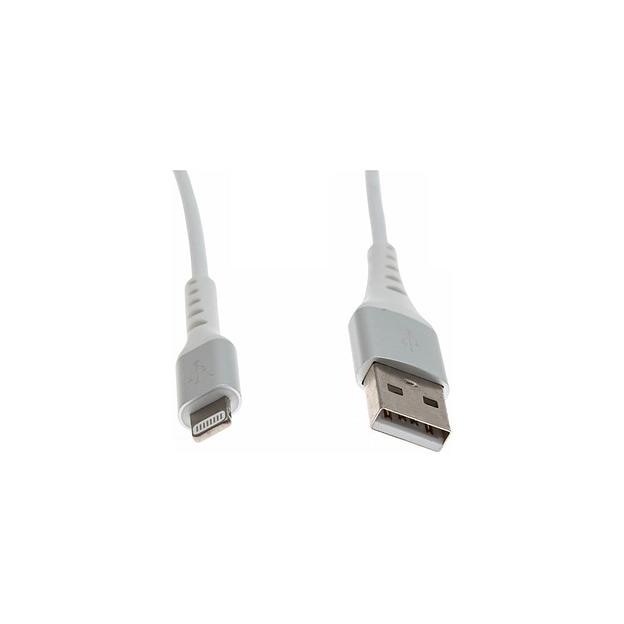Кабель Cactus CS-LG.USB.A-1, Lightning (m) - USB (m), 1м, MFI, белый фото 1