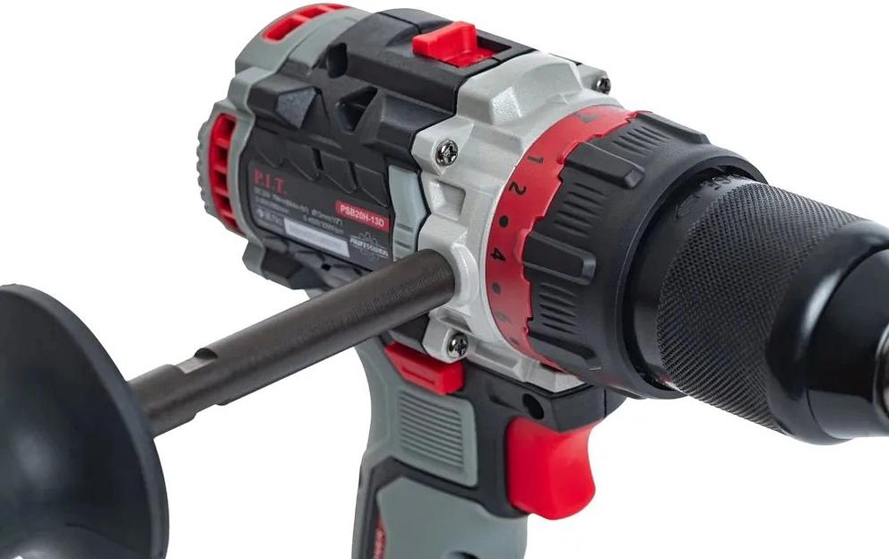 Дрель-шуруповерт P.I.T. PSB20H-13D аккум. патрон:быстрозажимной фото 4