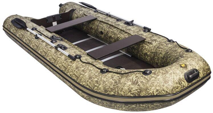 Лодка Ривьера 3600 СК Компакт, 3600*1600*460 мм., цвет: камуфляж камыш фото 3