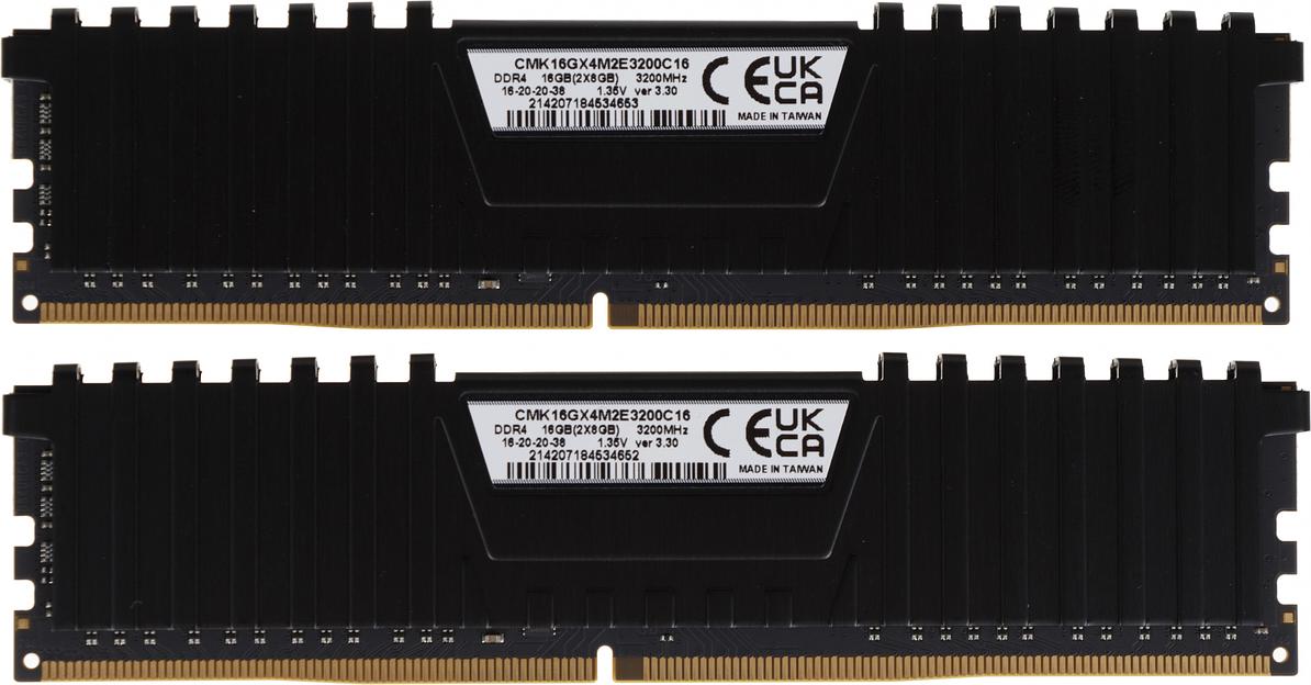Память DDR4 2x8Gb 3200MHz Corsair CMK16GX4M2E3200C16 Vengeance LPX RTL PC4-25600 CL16 DIMM 288-pin 1.35В Intel фото 5