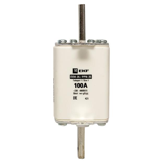 Вставка плавкая ППН-35 250/100А габарит 1 фото 3