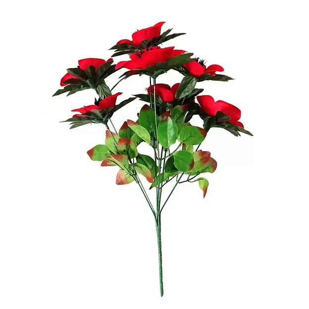 Букет с розами барх.на 7 голов 46см 203-683 фото 1