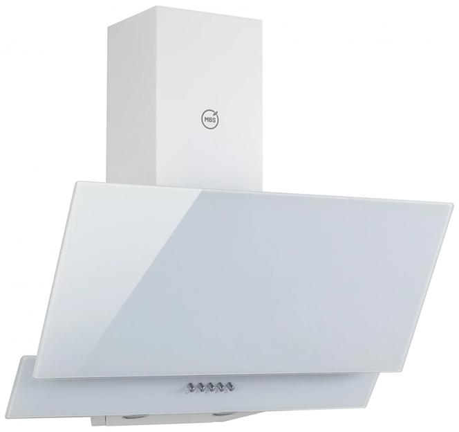 Вытяжка каминная MBS Meryta 160 Glass White белый стекло управление: кнопочное (1 мотор) фото 1