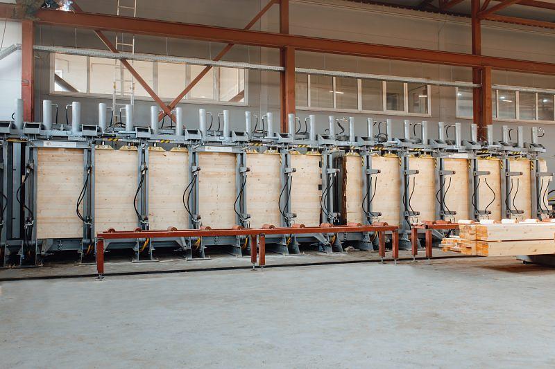 Пресс гидравлический для склейки бруса 13,5 м фото 8