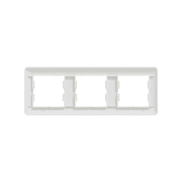 Рамка горизонтальная SE EPH5805321 Asfora EM 3 постовая белый EPH5805321 фото 3