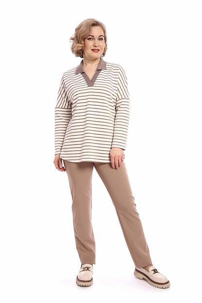 Джемпер женский арт.П4362, полоска ОПТ фото 1