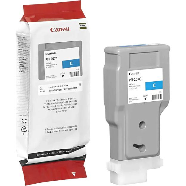 Картридж Canon PFI-207C (8790B001) фото 2