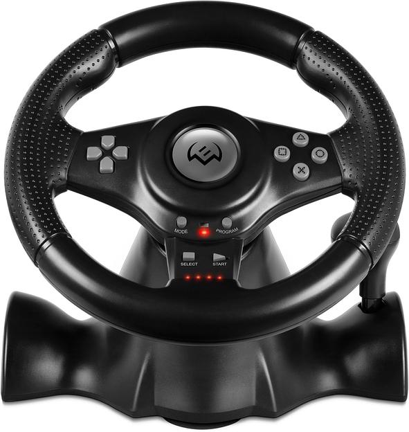 Руль Sven GC-W150 16кноп. (с педалями) черный фото 2