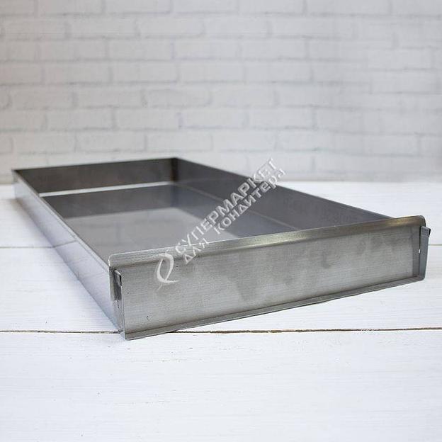 Противень 400х400 мм высота 50 мм толщина 1,5 мм съемный борт алюминий VTK Products фото 3
