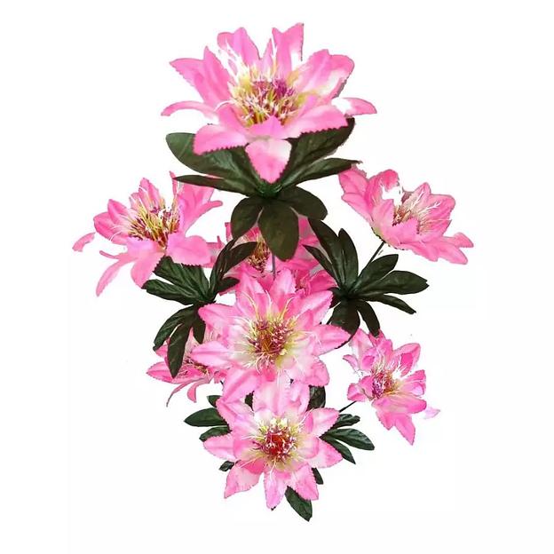 Букет с георгинами на 9 голов 74см 345-544 фото 1