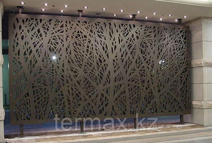 Изготовление металлических декоративных панелей-перегородок фото 1