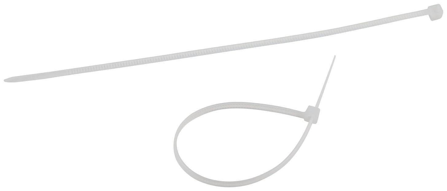 Стяжка кабельная нейлоновая (хомут) 2.5 х 200 мм белая (100 шт/уп) Simple NO-224-188 фото 2