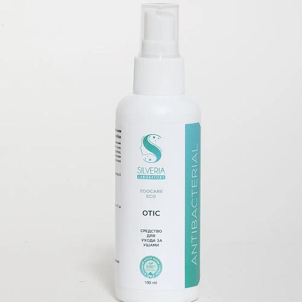 Спрей антибактериальный с ионами серебра Silveria Zoo Care «Otic» для ухода за ушами собак и кошек, 100 мл фото 1