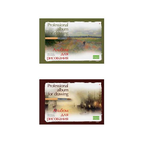 Альбом для рисования, А4, 20л., склейка, профессиональная серия, 2 вида, Альт 1-20-234 фото 1