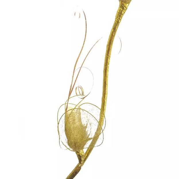 Сухоцвет ветка с капрон. цветками 897-5 (цена за ветку) 150см фото 5