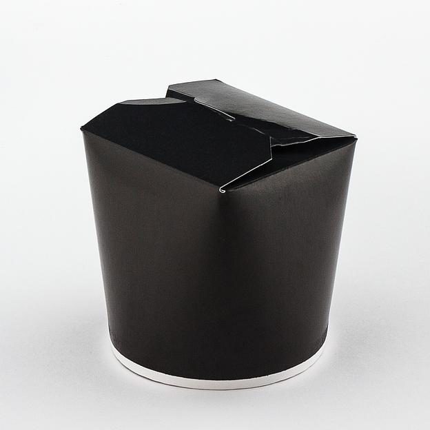 Коробка для лапши/вока 450-500мл черная - 50 шт фото 1