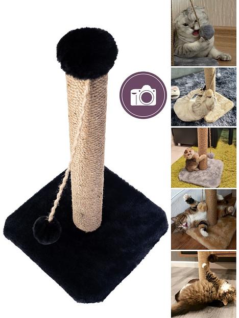 Когтеточка для кошки напольная черная ОПТ фото 3