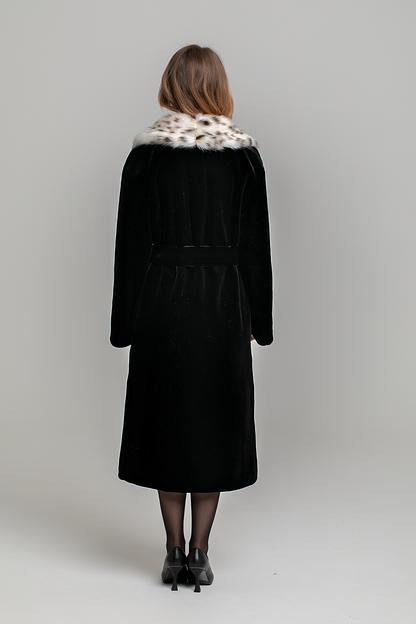 Пальто женское из экомеха 8021 Фабрика меха Вятки фото 5