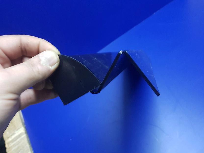 Прямолинейное сгибание оргстекла. фото 1