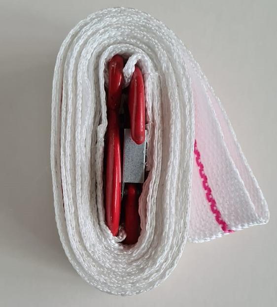 Трос буксировочный, 2.5 тонны, лента 40 мм, в пакете, упаковка 40 шт ОПТ фото 1