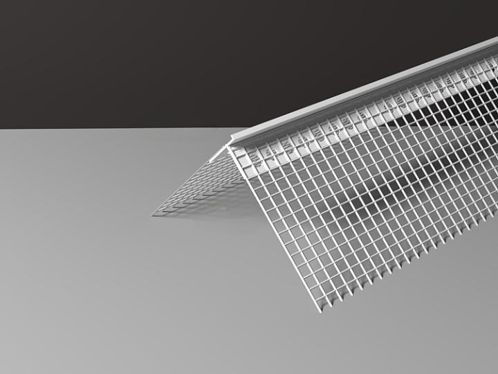 Профиль-капельник оконный ПВХ с армирующей сеткой ProfiGips закрытый, 2,5 м ОПТ фото 5