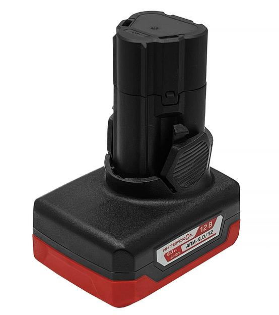 Аккумуляторный блок БА-5,0/12 5,0 Ач, 12В, Li-ion, АПИ-Т INTERSKOL фото 1