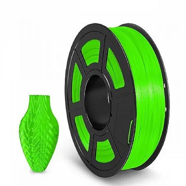 Филамент NVPRINT TPU Trans. Green для 3D печати диаметр 1.75мм длина 165 метров масса 0,5 кг фото 1