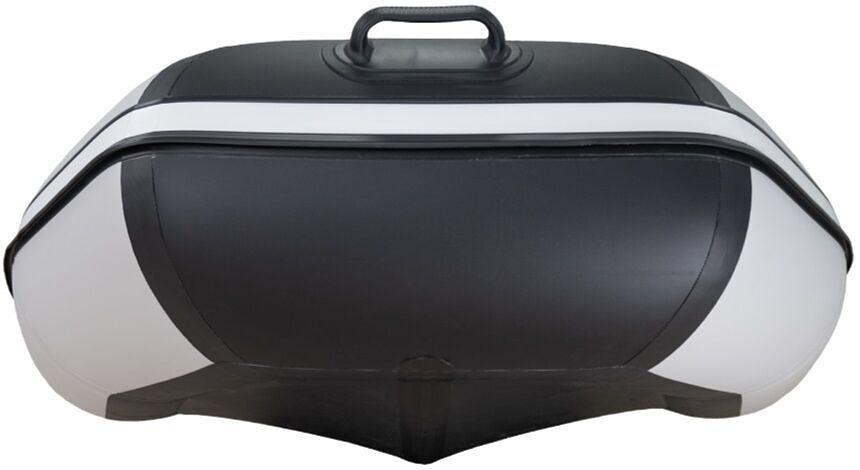 Лодка Таймень NX 2850 киль, слань , 2850*1320*400 мм., цвет: серый-черный фото 5