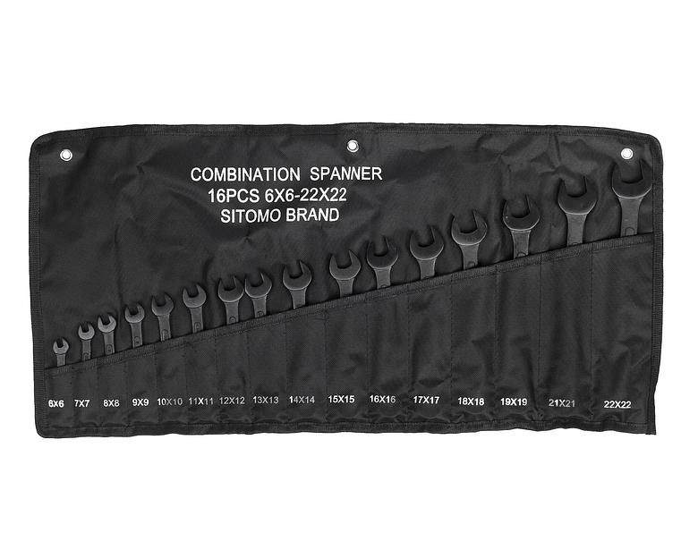 Набор ключей комбиниров.16шт. (6-22) SIT с поверкой фото 1