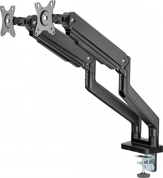 Кронштейн для мониторов Ultramounts UM731 черный 17"-35" макс.16кг крепление к столешнице поворот и наклон фото 4