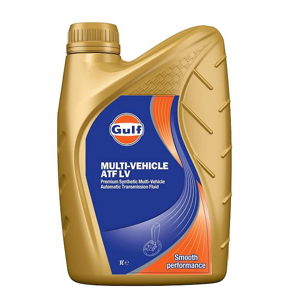 Моторное масло трансмиссионное для легковых и грузовых автомобилей Gulf Multi-Vehicle ATF 1 л фото 1
