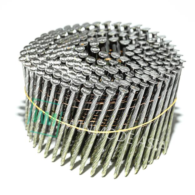 Гвозди барабанные винтовые 2.8/60мм для пневмоинструмента 6000 шт/кор фото 1