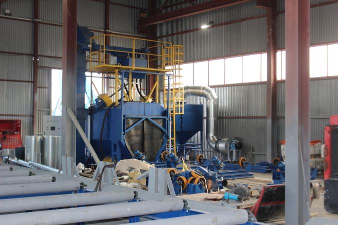 Дробеметная установка для трубных заготовок фото 1