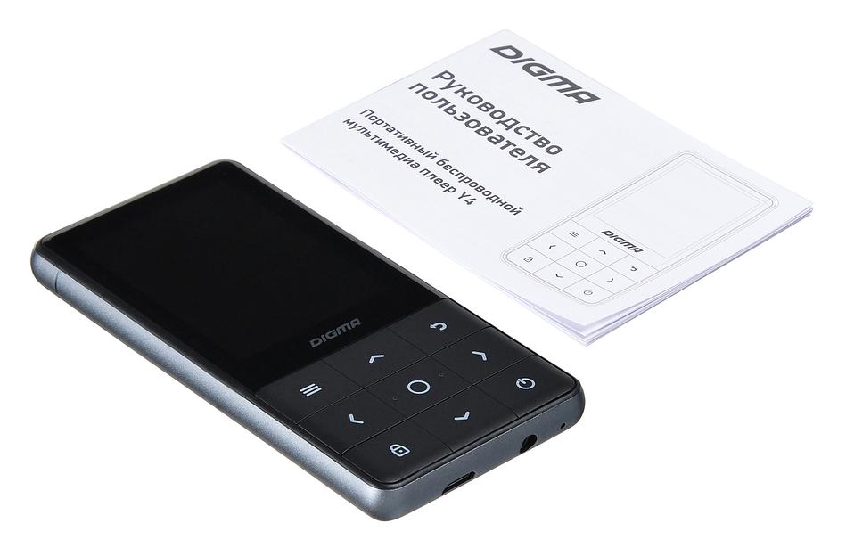 Плеер Hi-Fi Flash Digma Y4 BT 16Gb черный/2.4"/FM/microSDHC фото 9