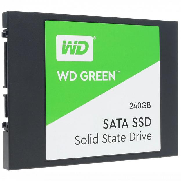 Твердотельный накопитель 240GB SSD WD Серия GREEN 2.5” WDS240G3G0A фото 1