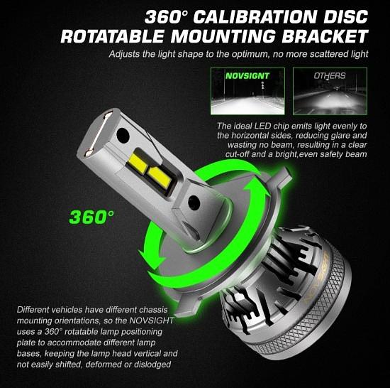 Светодиодные лампы Novsight N37 фото 9