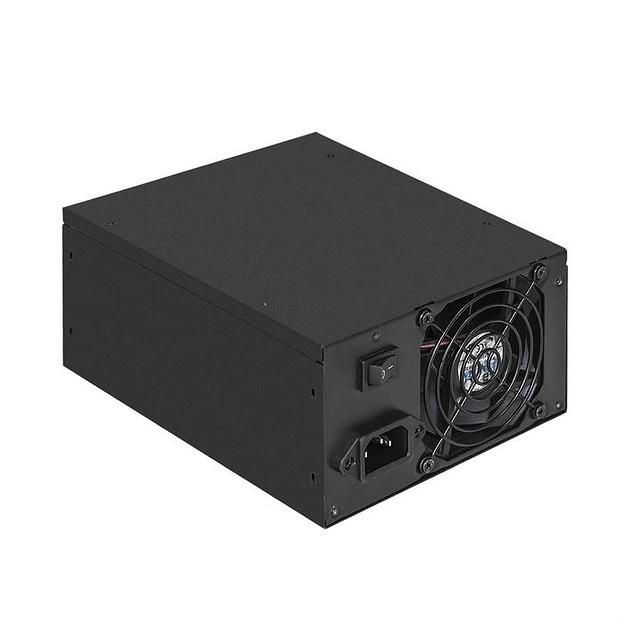 Exegate EX292190RUS Серверный БП 400W ExeGate ServerPRO-400ADS (ATX, APFC, КПД 82% (80 PLUS), 2x8cm fans, 24pin, (4+4)pin, PCIe, 9xSATA, black) фото 2