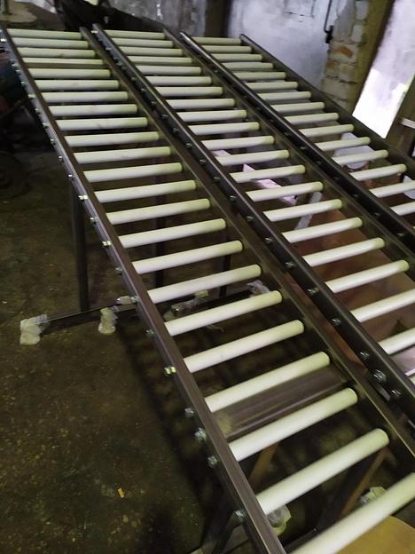 Рольганг для сбора чистых ящиков фото 3