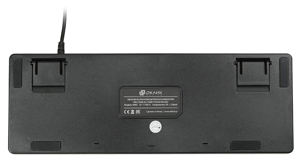 Клавиатура Оклик 969G SHOTGUN механическая черный USB Multimedia for gamer LED фото 6