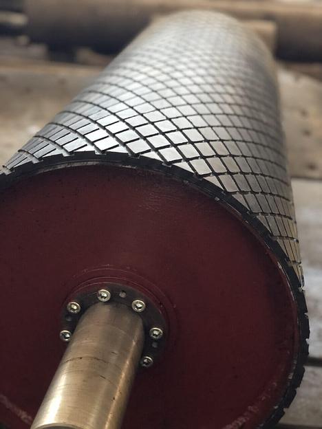 Футеровка приводных барабанов конвейеров фото 1