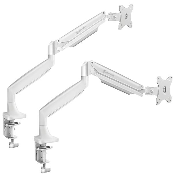 Настольный кронштейн-газлифт для монитора ONKRON G100 белый фото 2