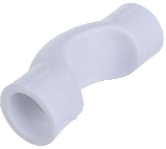 Обвод 25 мм короткий полипропиленовый PPR белый фото 1