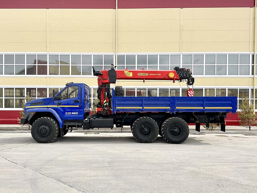 Автомобиль бортовой с КМУ на шасси УРАЛ Borus 4621 фото 6