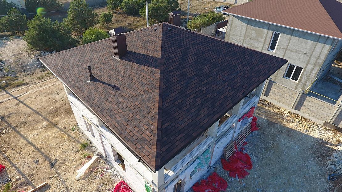 Гибкая черепица Döcke PIE Premium «Женева» кофе опт фото 10