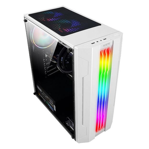 Корпус ALSEYE Auro 3.0-W Mini-ITX/Micro ATX/ATX, USB2.0*2+HD Audio+USB3.0*1, "H.D.D.(3.5")*2pcs+S.S.D(2.5")*2pcs, 354*185*413mm" фото 2